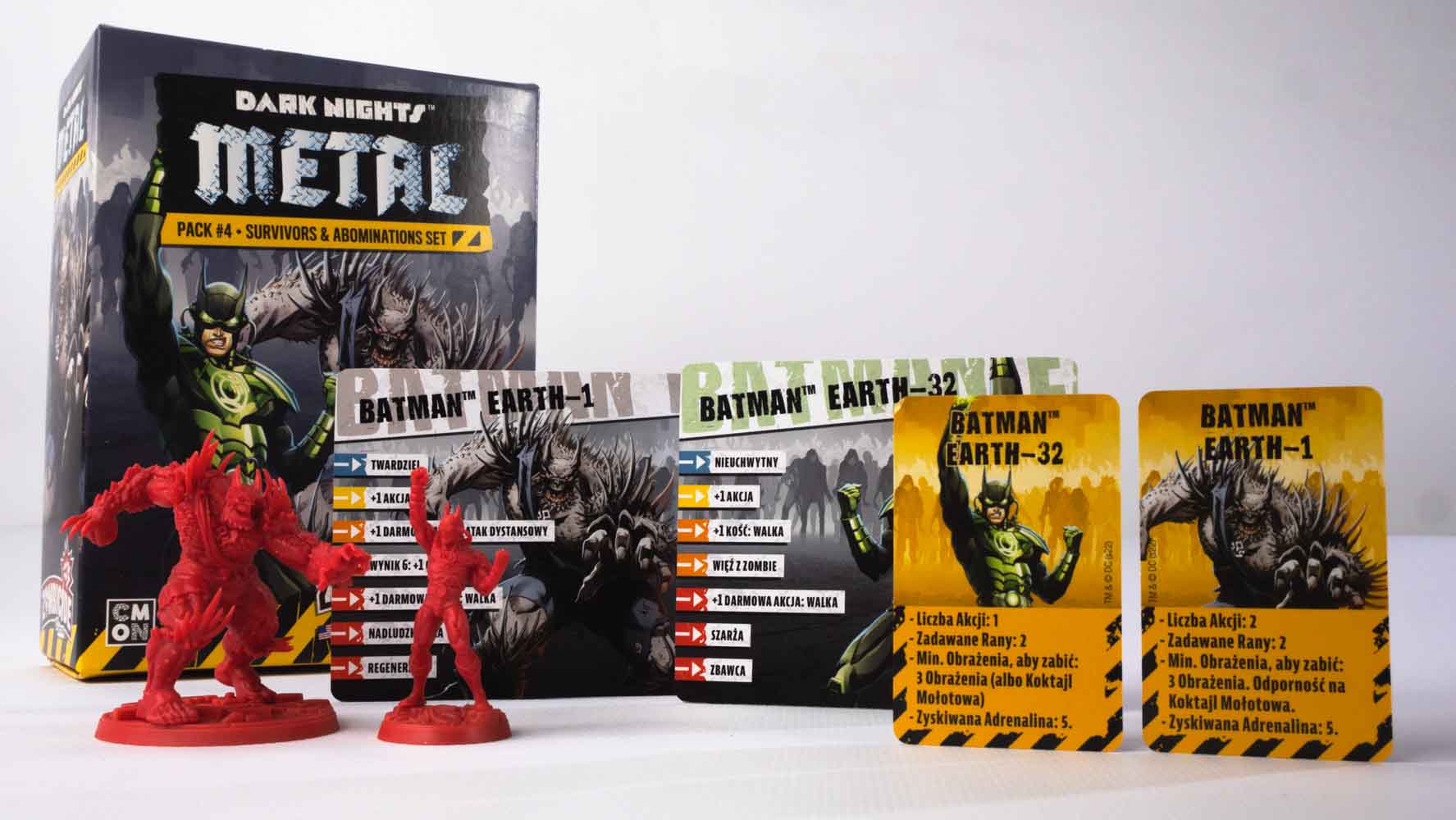 Zombicide 2. Edition - Batman Dark Nights Metal Pack 5 Erweiterung (Monstrum Lobo Batman) - Für 1-6 Spieler, Kooperatives Dungeon Crawler Spiel